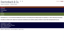 Tablet Screenshot of doertenbach.de